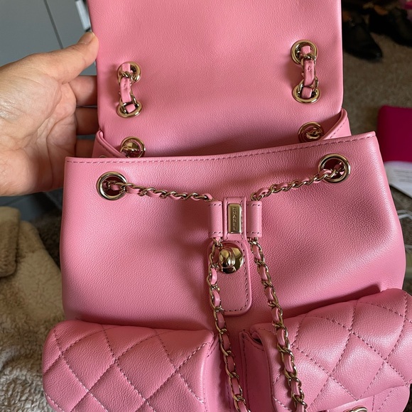 Chanel duma bag small size rose pink color - Picture 6 of 16